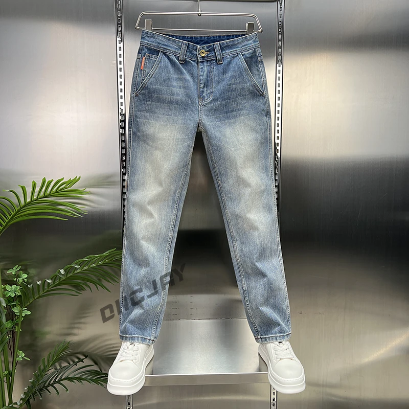 LILO男装秋冬爆款潮流时尚简约设计工艺水洗舒适百搭耐磨牛仔裤男