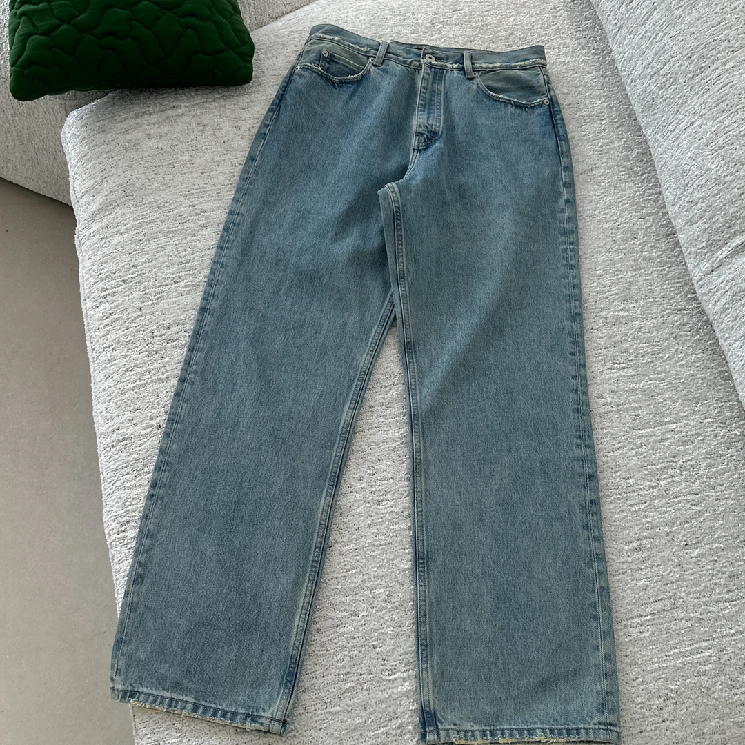 【SUNTEEZA】Vujade 010水洗破坏男女同款501版型直筒牛仔裤长裤