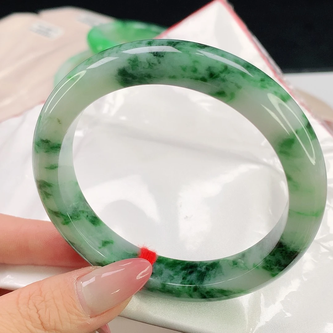 未镶嵌手镯翡翠61.3圈口