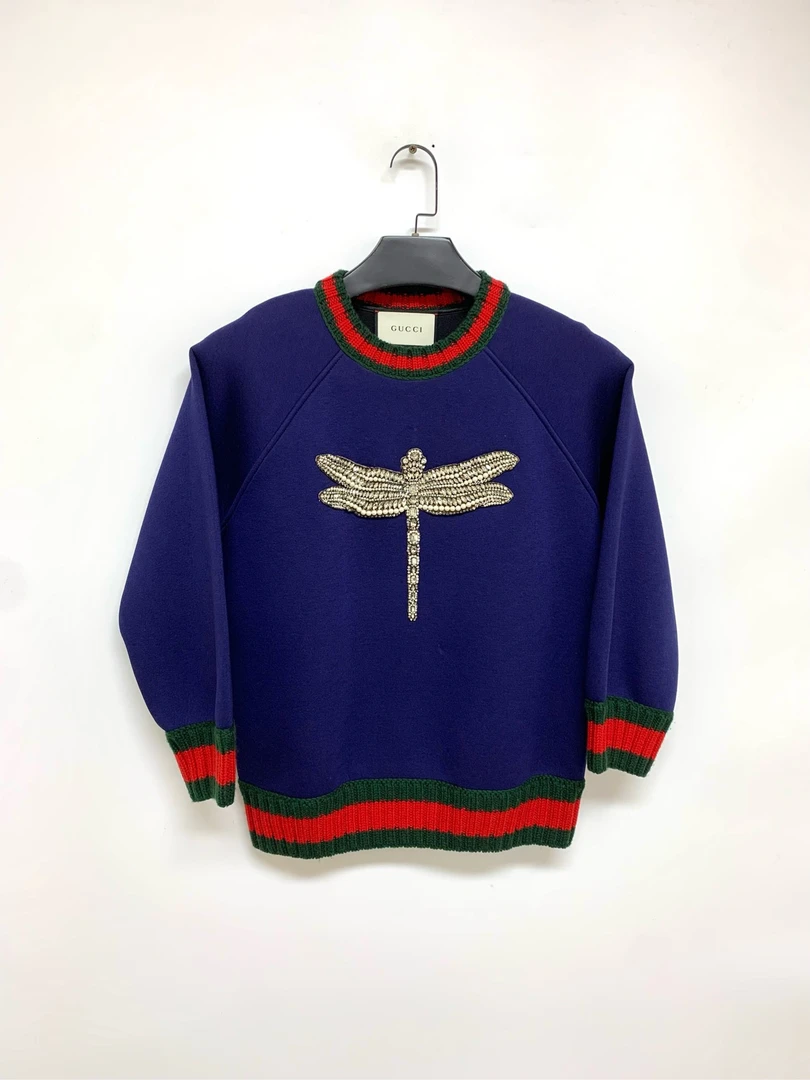 99新  【Gucci】太空棉蜻蜓卫衣 S码
