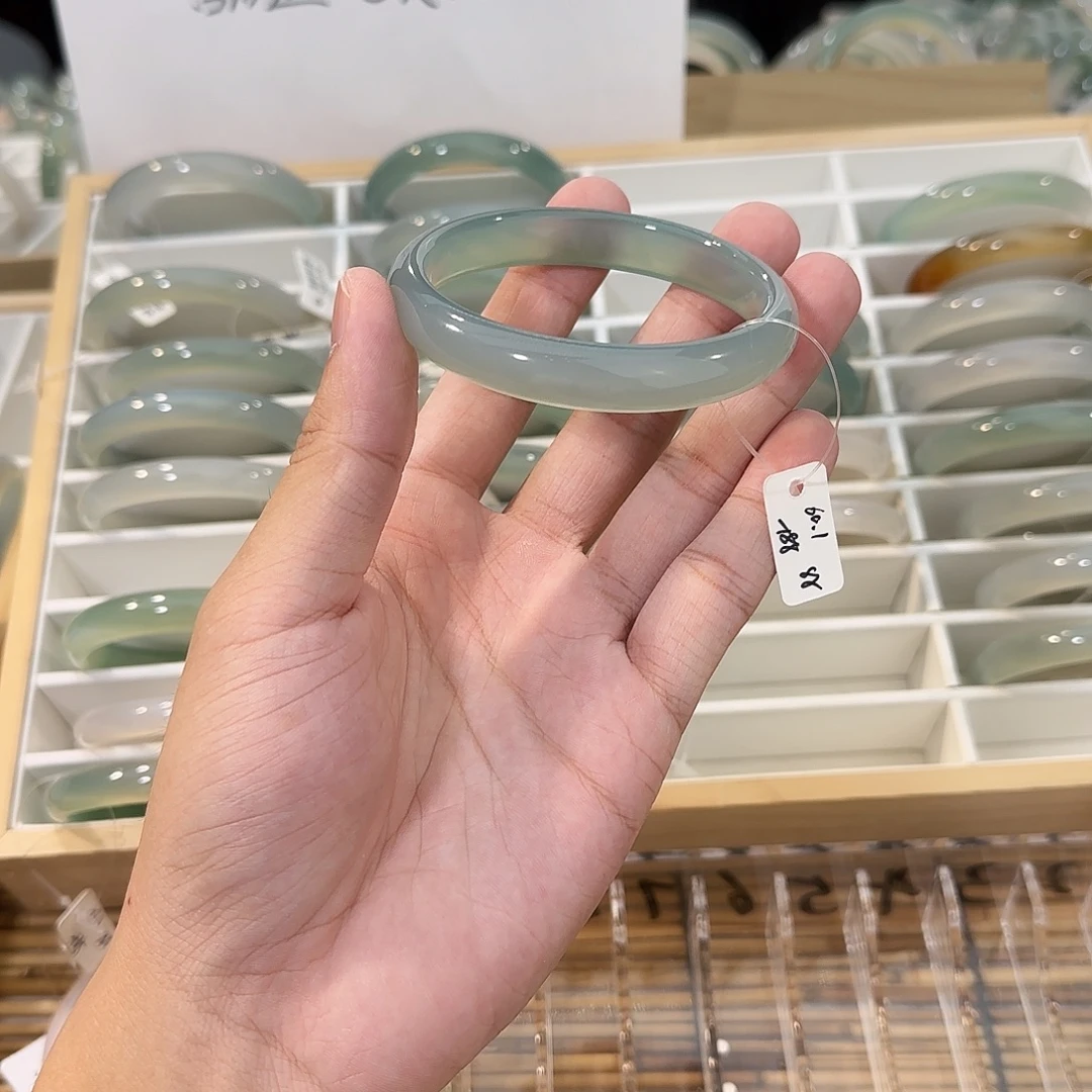 手镯玛瑙/玉髓未镶嵌圈口60.1