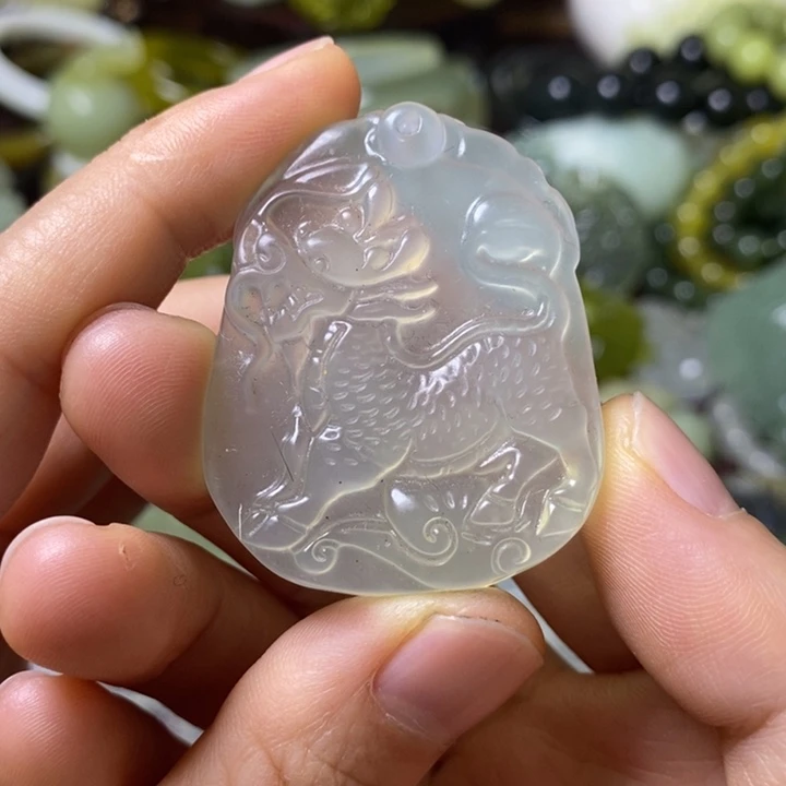 岫玉岫玉颈饰未镶嵌