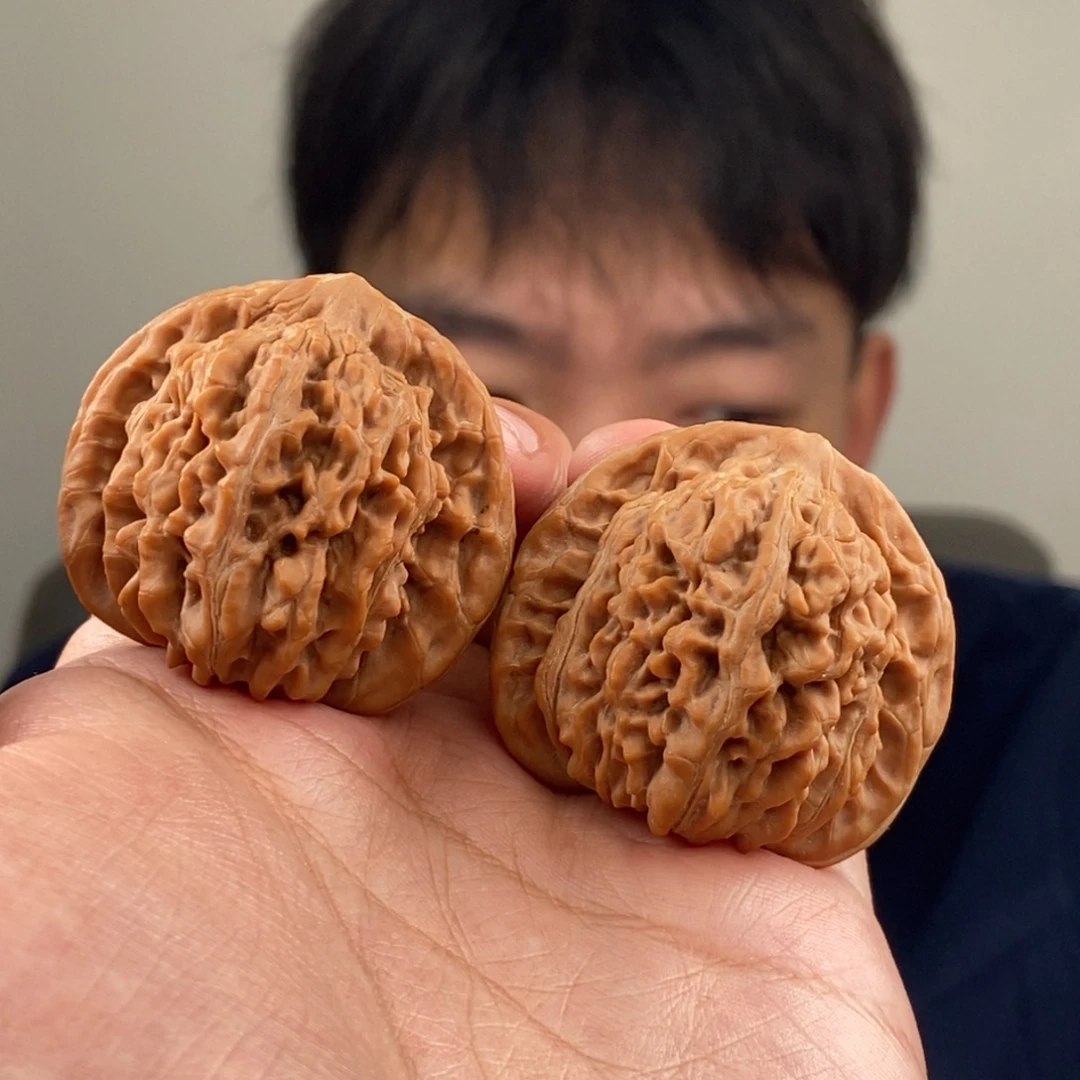 文玩核桃吊坠全品三角楼42