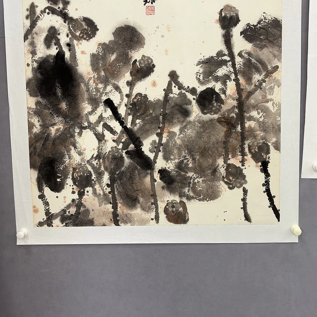 国画艺术家真人手绘