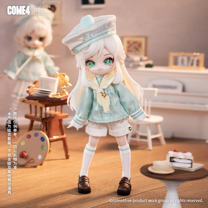 COME4FREE.甜品系列. 薄荷泡泡糖OB11玩偶BJD娃衣裙衣服