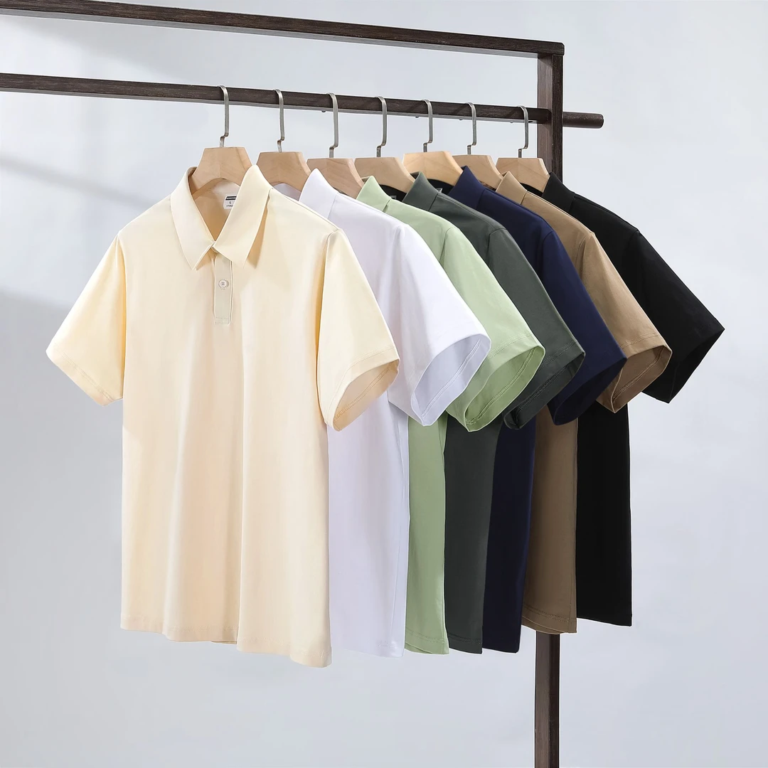 美式重磅polo衫7A抗菌230g索罗纳纯色个性潮牌运动滑板短袖半袖