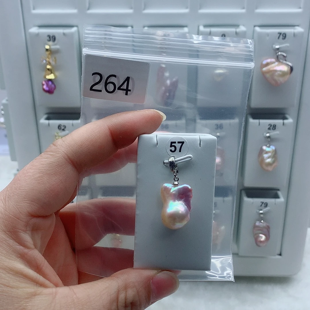 吊坠(不含链)淡水珍珠合金