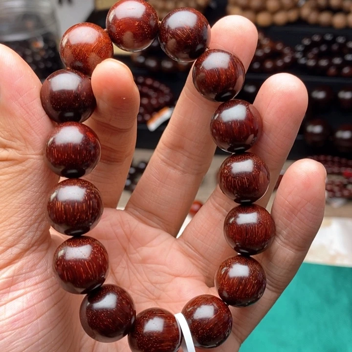 手串/手链檀香紫檀（小叶紫檀）1.5原汁原味裸珠33左右