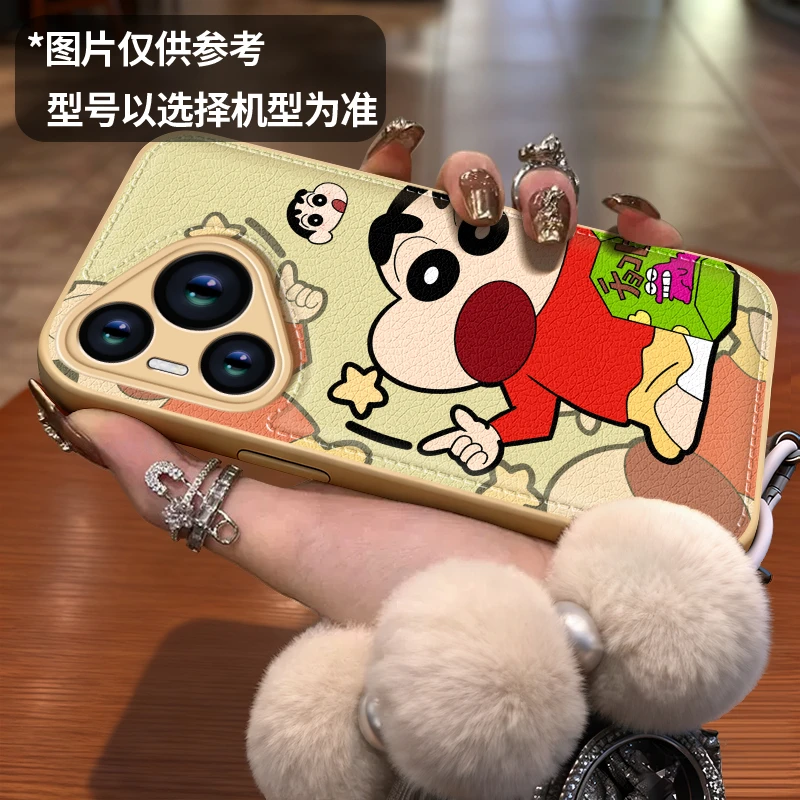 饼干小新适用华为PURA80手机壳P80新款p70pro60P50/40高级冬