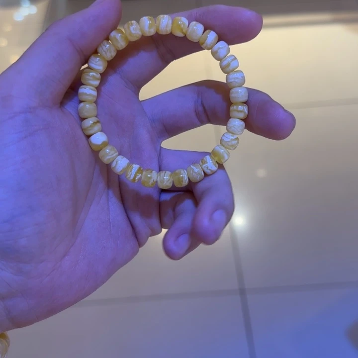 手链琥珀未镶嵌蜜蜡
