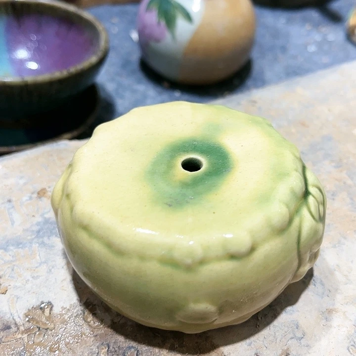 瓦当摆件摆件茶桌茶台陶瓷