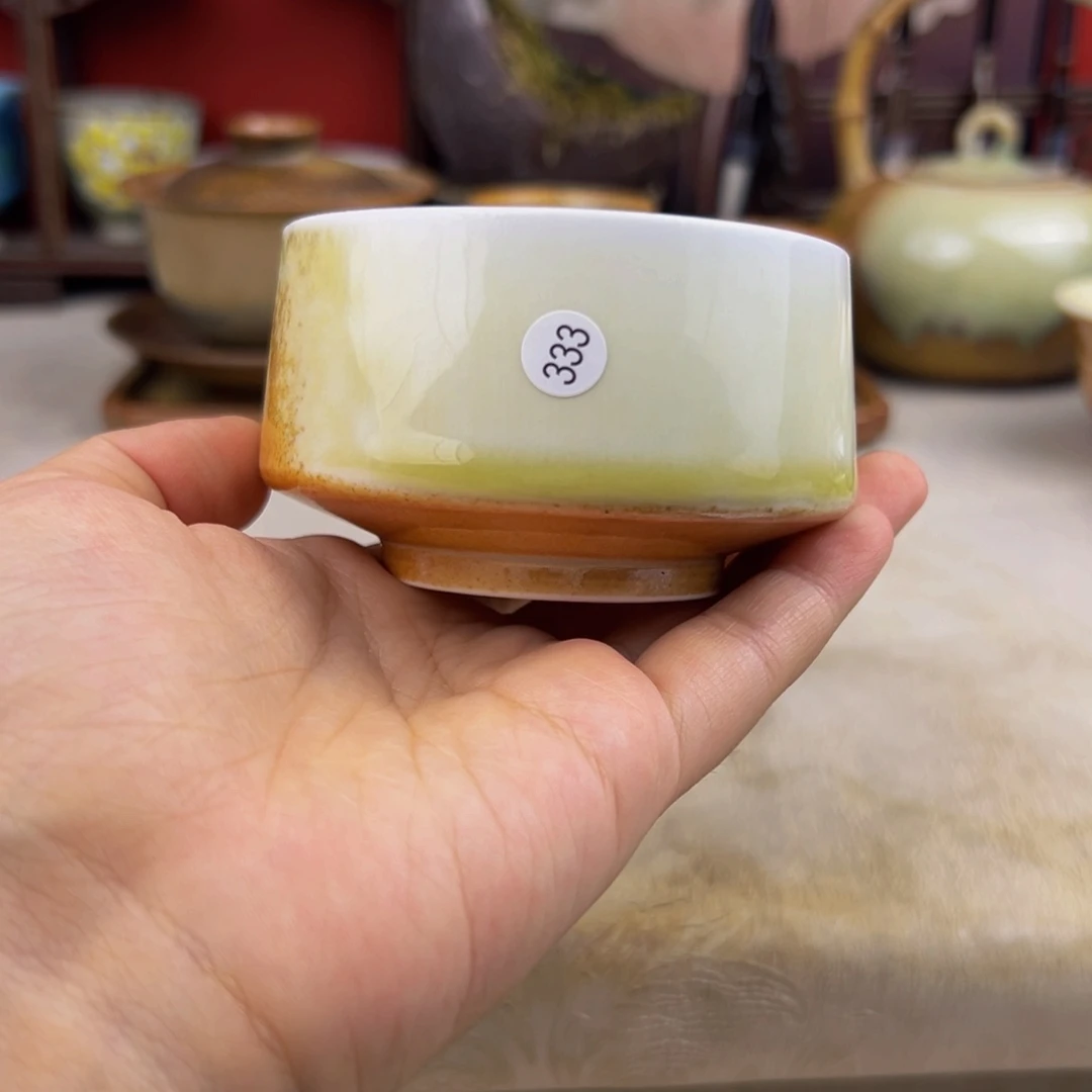 杯纯手工柴烧主人杯