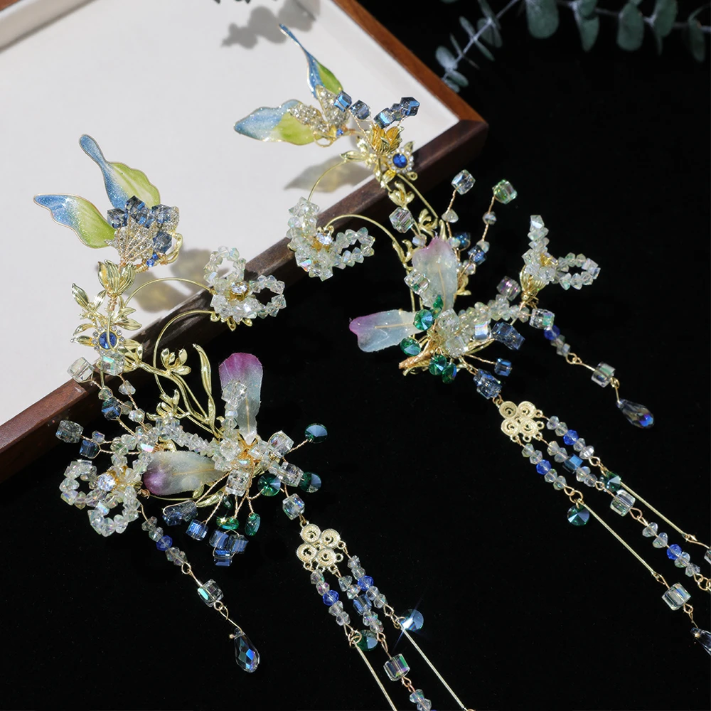 HZ928宫廷古风新娘婚饰新中式簪子步摇婚礼新娘头饰