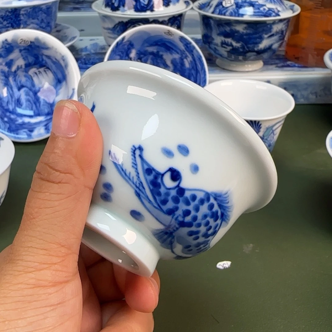 景德镇纯手绘茶具圆圆262