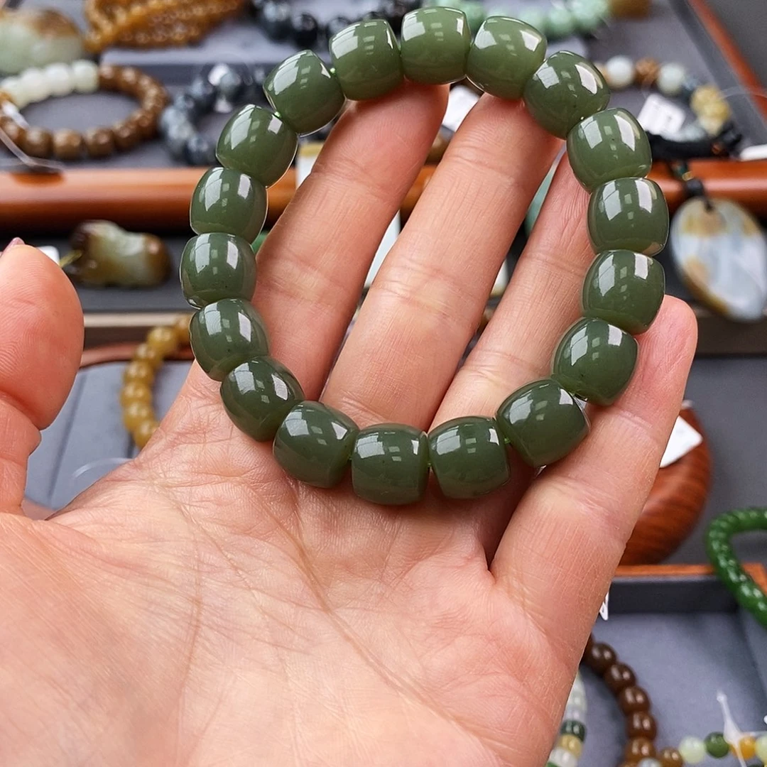 和田玉手链未镶嵌