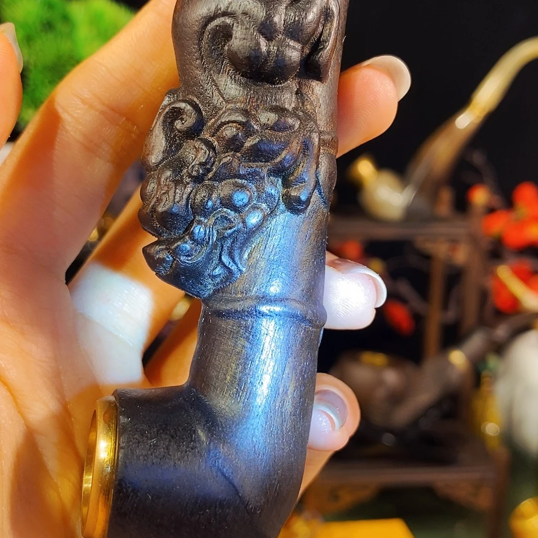 高端定制金丝楠烟嘴