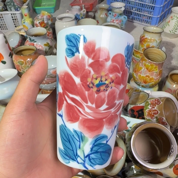 釉下彩手绘（微瑕慎拍）136