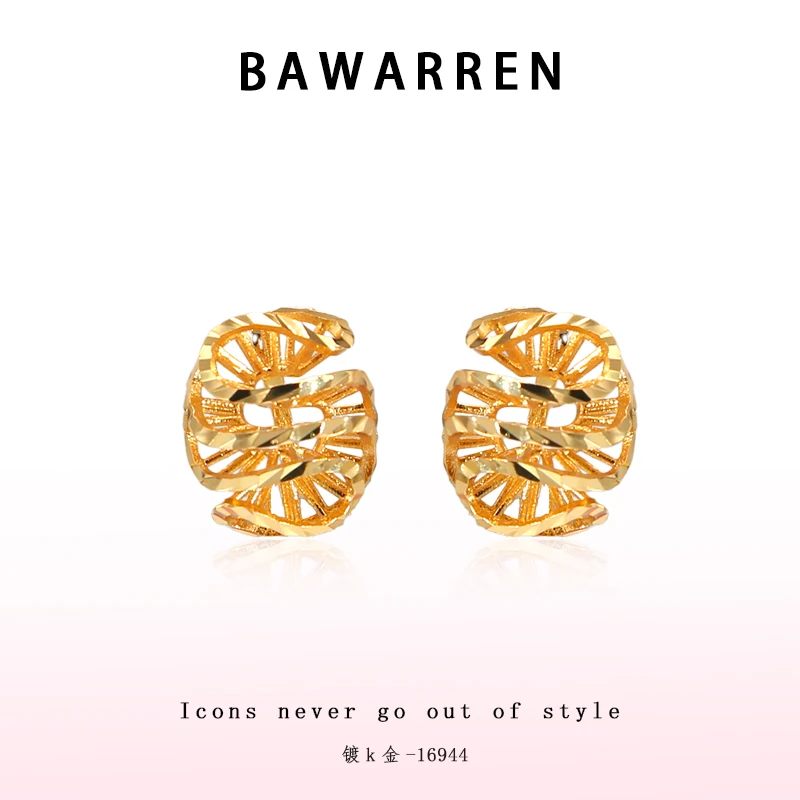 Bawarren 16944-【环绕】耳环简约百搭轻奢44