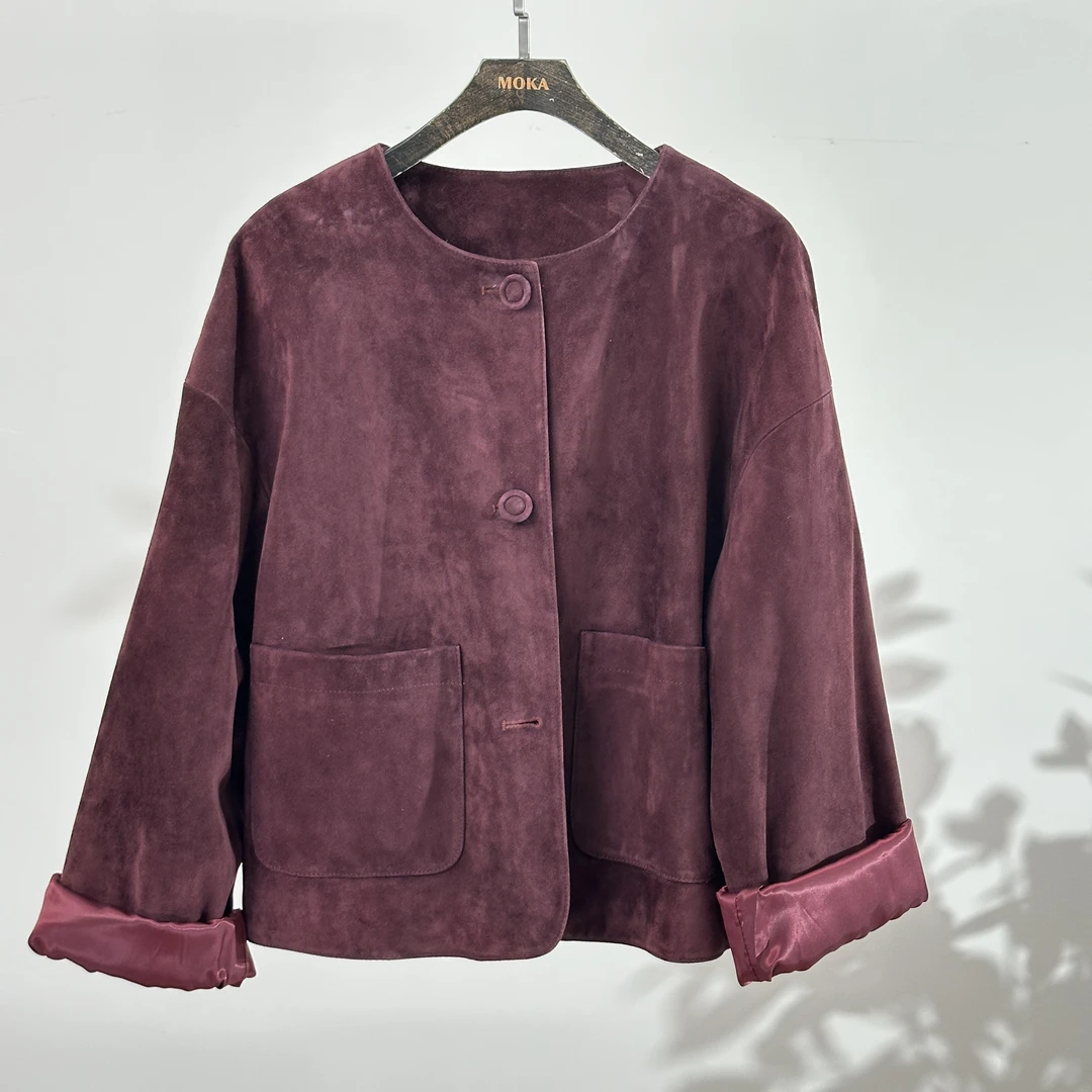 100%羊皮女士外套H-88（2360）