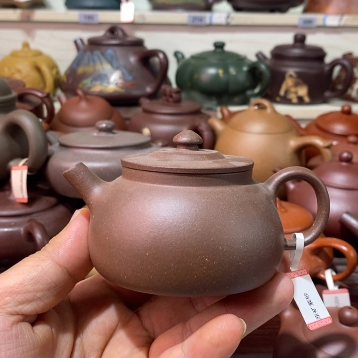 大***子茶壶紫砂精工制作