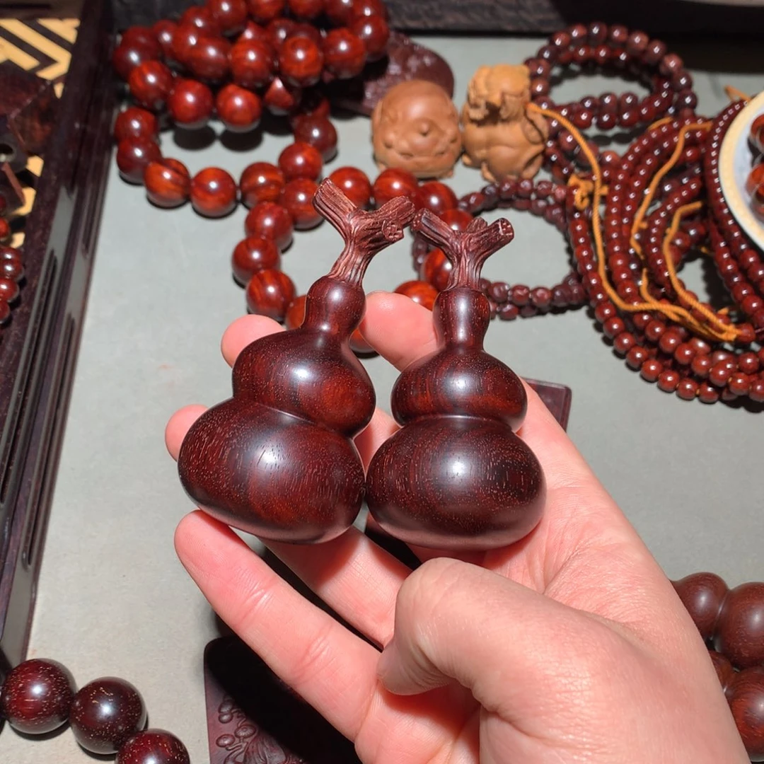 手串/手链小叶紫檀龙头葫芦任性