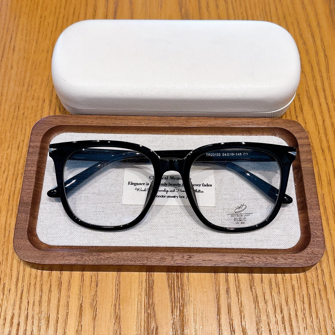 23133黑大框素颜神器黑框放圆脸显脸小可配近视