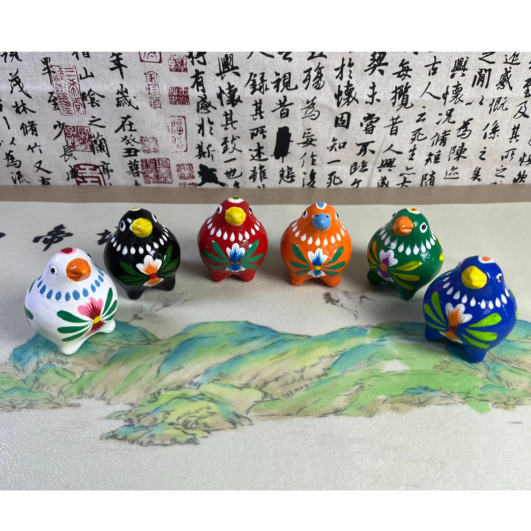 浚县非遗泥咕咕可爱爱情鸟手工制作精美送礼必备