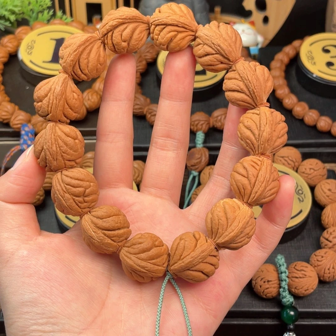 吊坠桃核霸王龙21编织绳