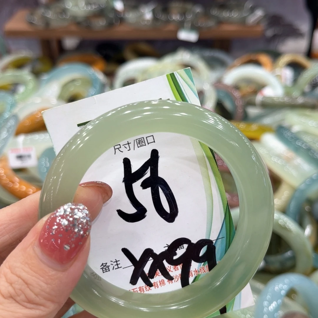 未镶嵌蛇纹石玉手镯手镯