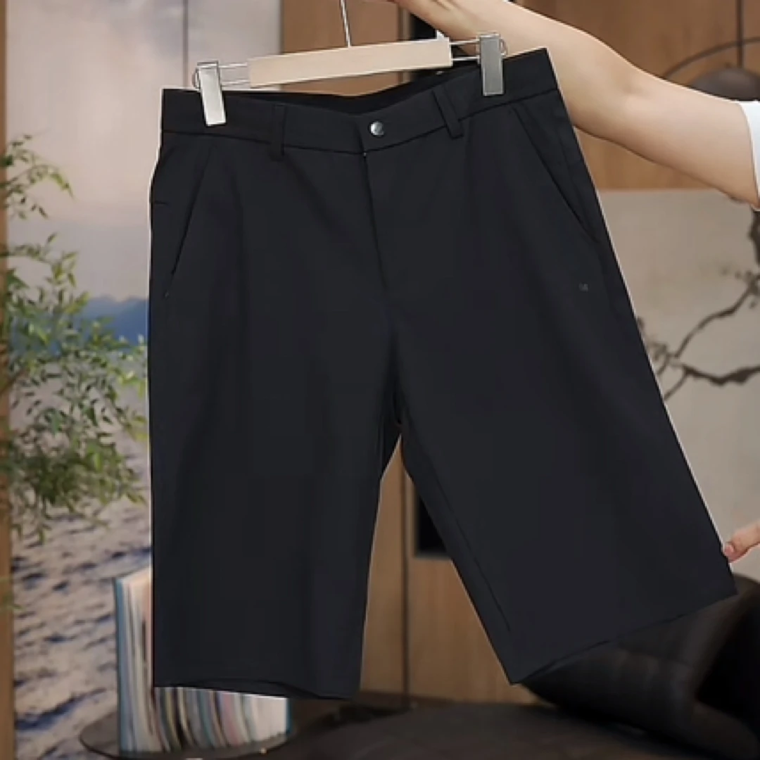 美尔森薄款舒适时尚百搭微弹力夏季短裤6908