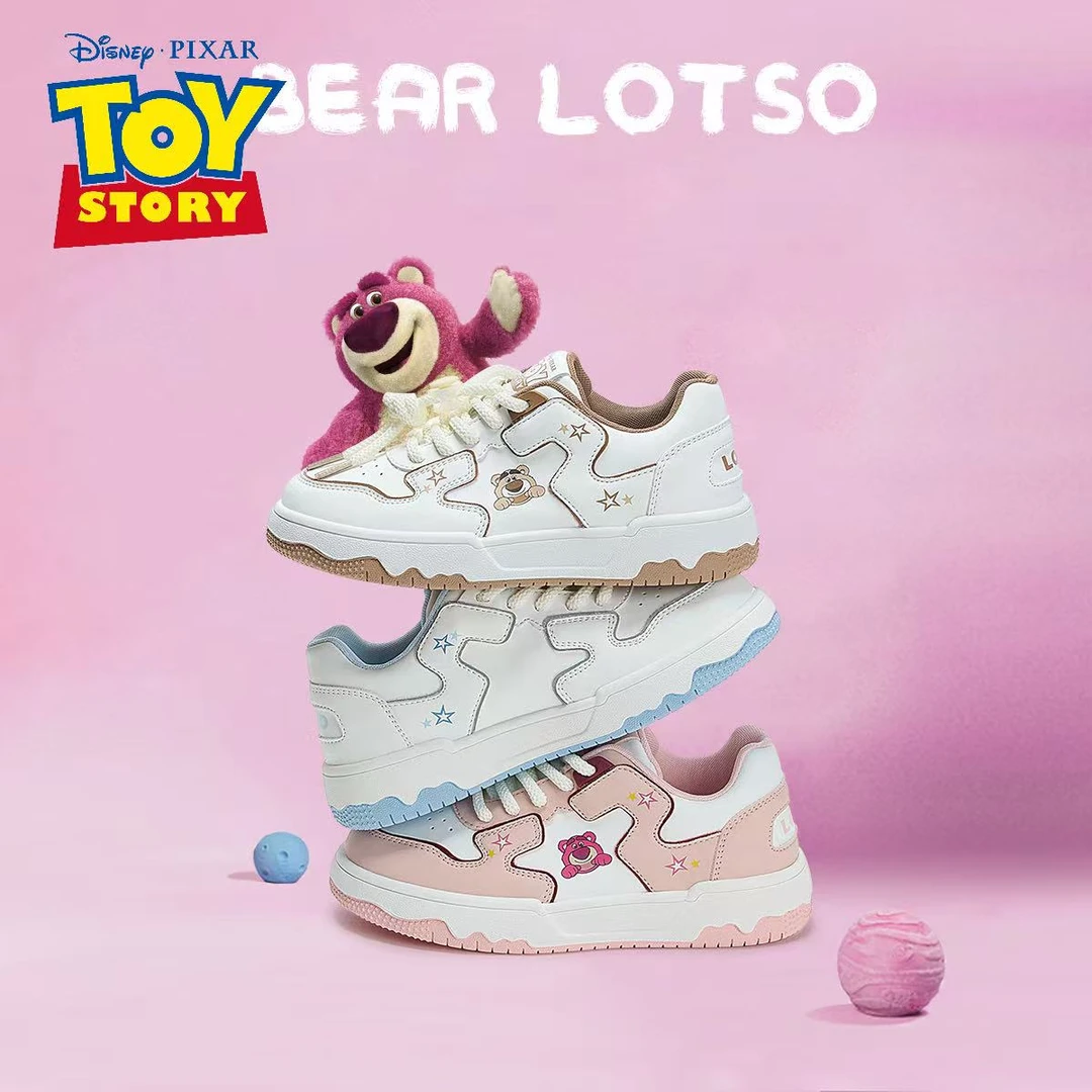 草莓熊男女童学生党女鞋春舒适时尚休闲板鞋羽绒服搭配款