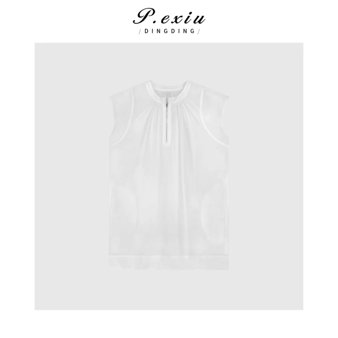 时髦洋气宽松减龄圆领衬衫连衣裙 W-63280