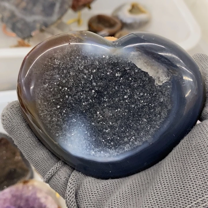 珠宝半成品未镶嵌紫晶