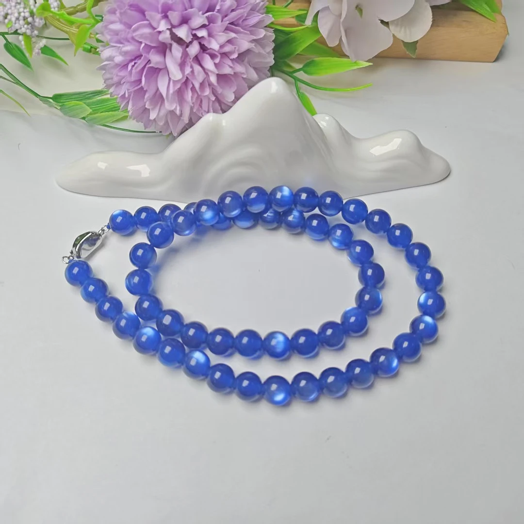 K902-鸿运蓝皿项链多样性发其一