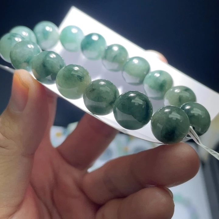 未镶嵌手链翡翠翡翠卡12+