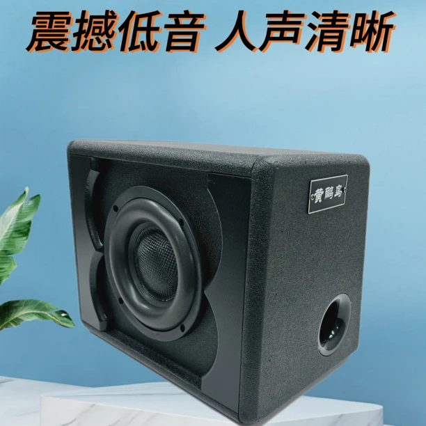 黄鹂鸟6寸重低音12v24v220v家用车用重低音炮蓝牙电脑低音炮