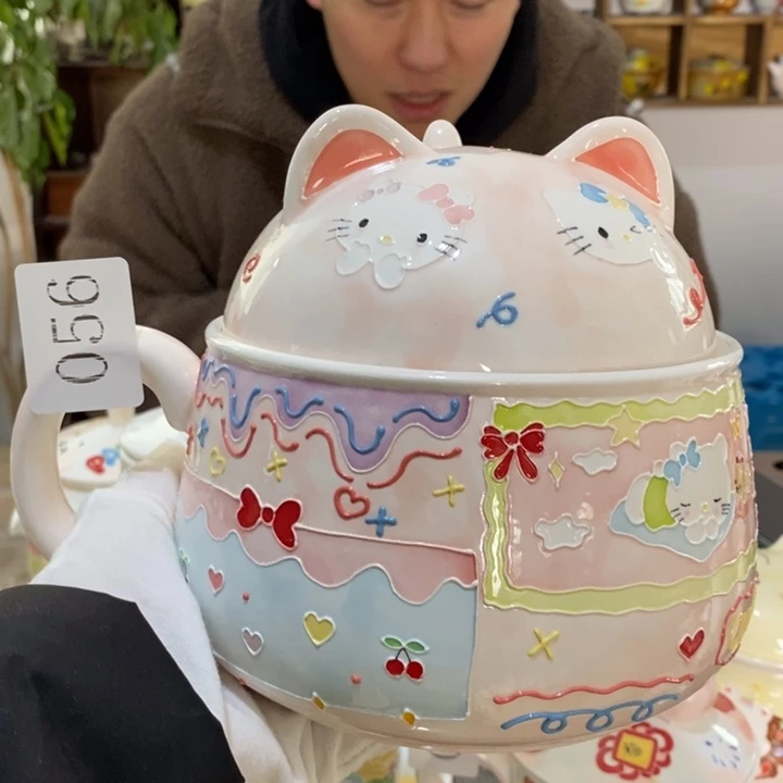 杯景德镇釉下彩手绘