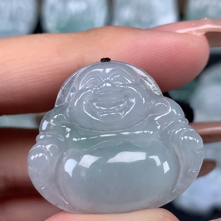 颈饰未镶嵌翡翠佛公