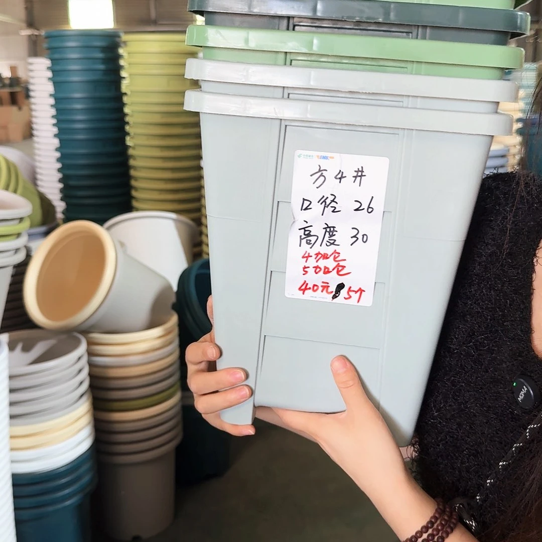 方盆4#无拖灰白5个