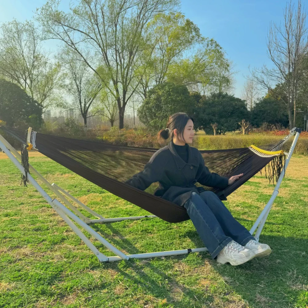 折叠户外支架户外野餐露营便携式可坐可躺室内外防侧翻懒人摇椅