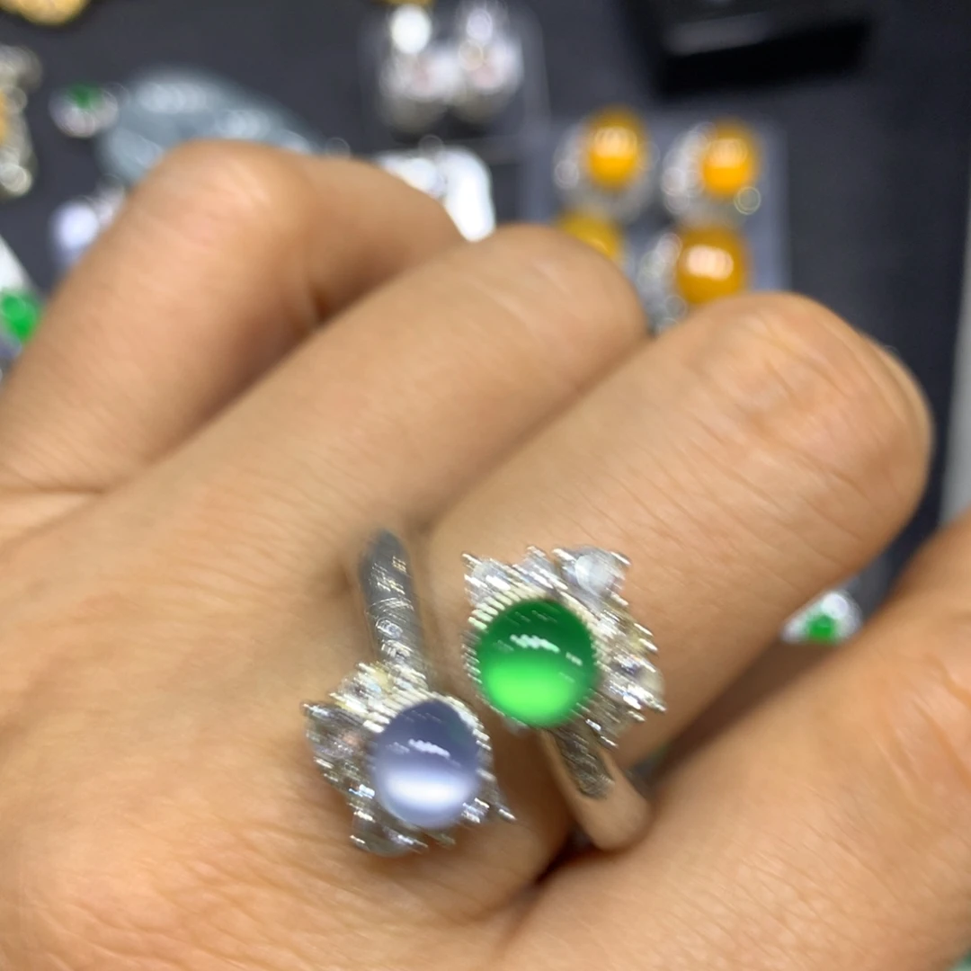 定制翡翠未镶嵌买断不退