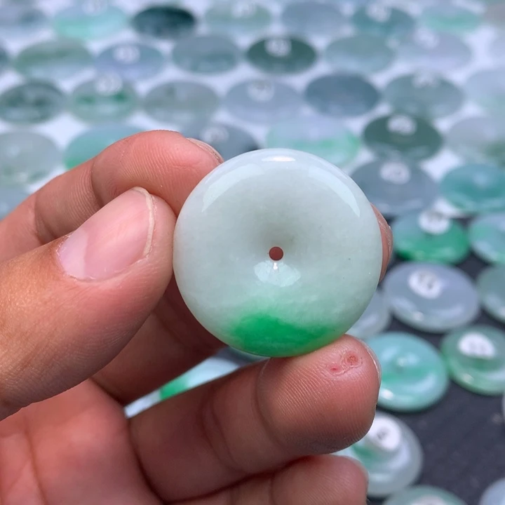 翡翠未镶嵌颈饰缅甸天然A货翡翠29.3-6.0