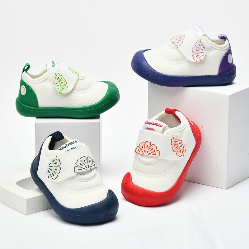 春款布面学步鞋女宝0-3岁春秋四季软底防滑男宝鞋透气不臭脚