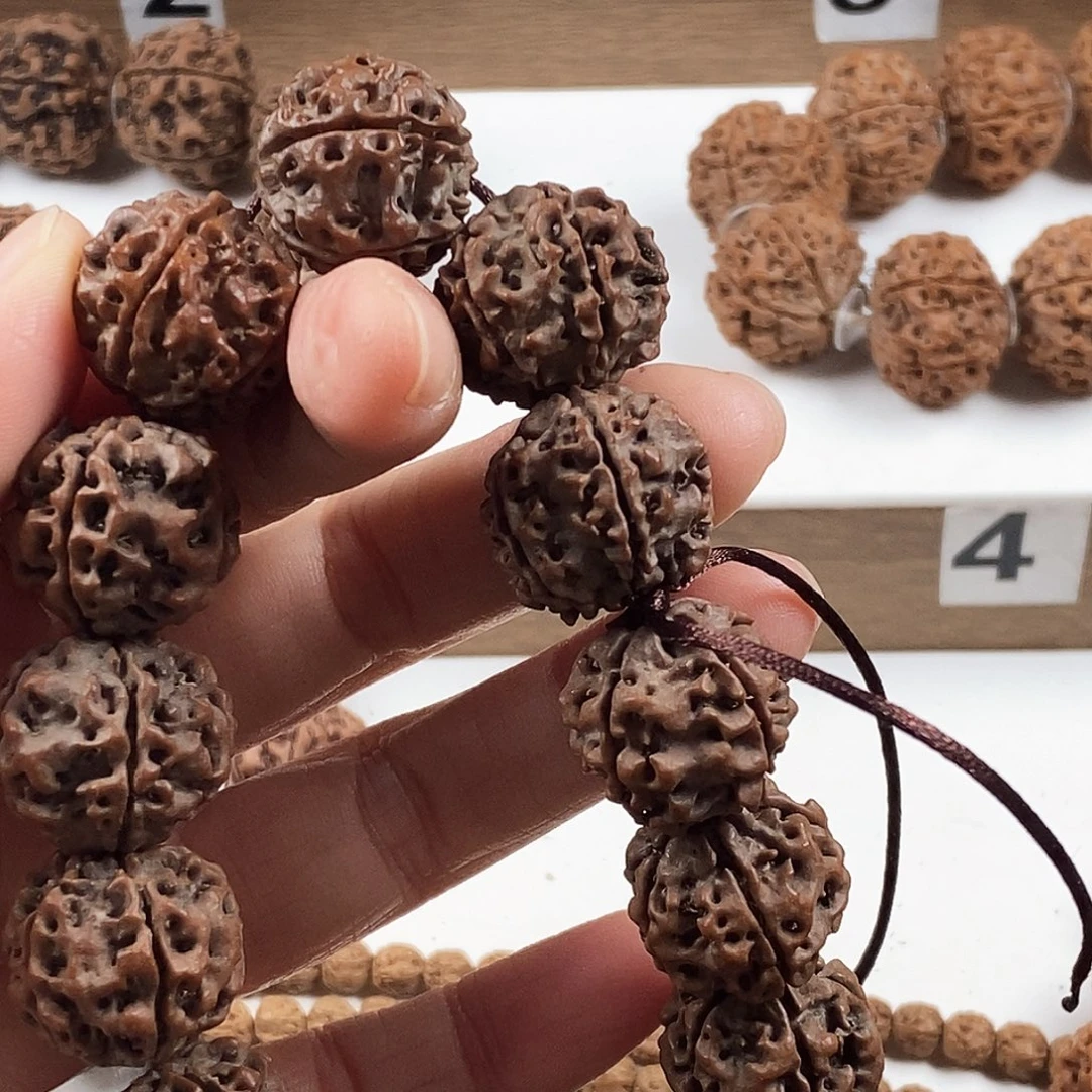 ****️手串金刚菩提原生态5瓣蜂窝双龙