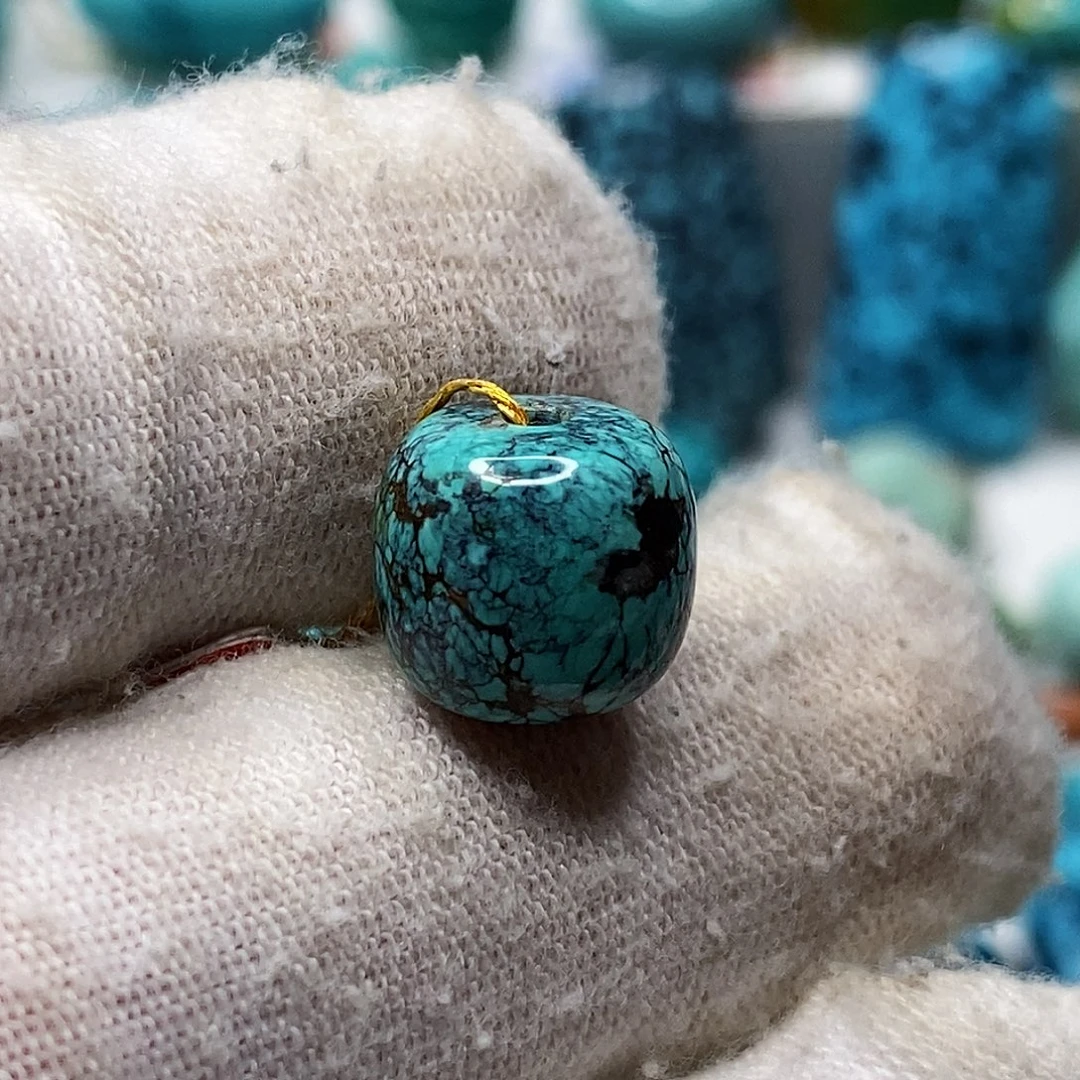 未镶嵌绿松石天然原矿 地大质检