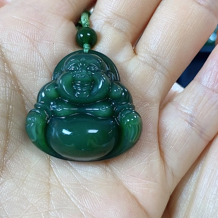 和田玉未镶嵌吊坠(赠链)