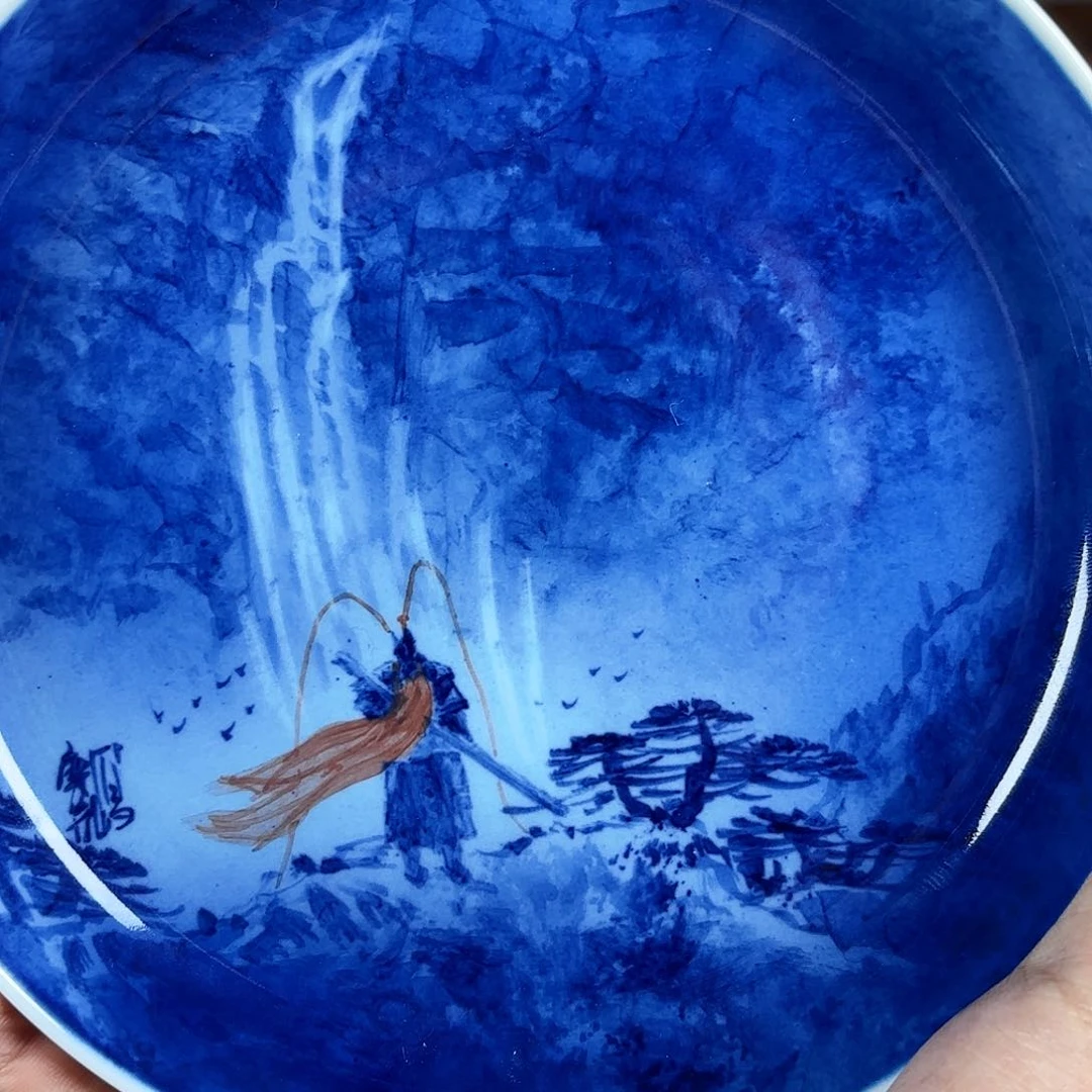 s****）王庆龙老师手绘陶瓷