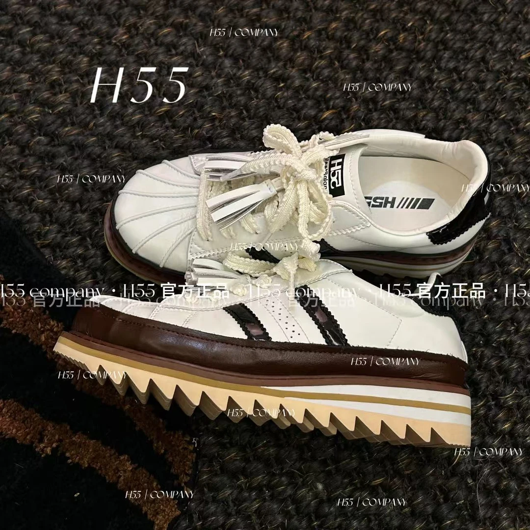 H55-牛津艺术生｜复古联盟松糕贝壳鞋-19-2602-GZ