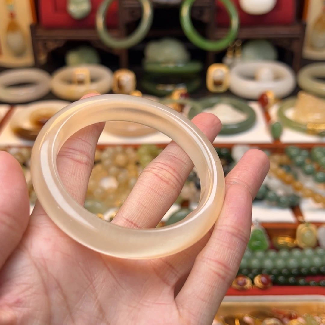 石英质玉手镯未镶嵌龙****56