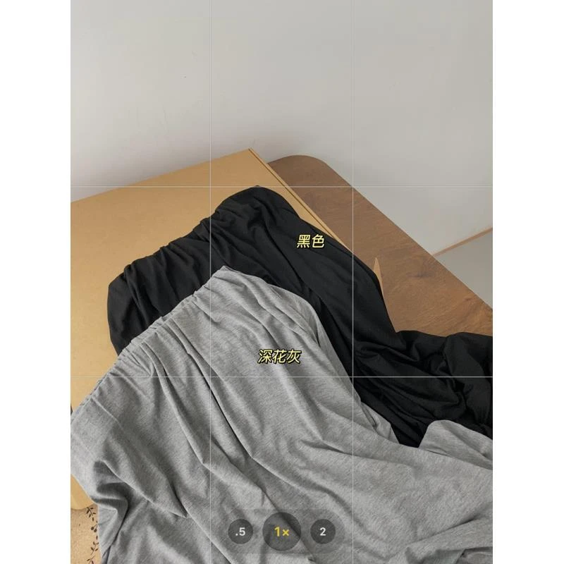 朵儿定制 【清风叙】莫代尔垂感大摆裙半裙 IT88